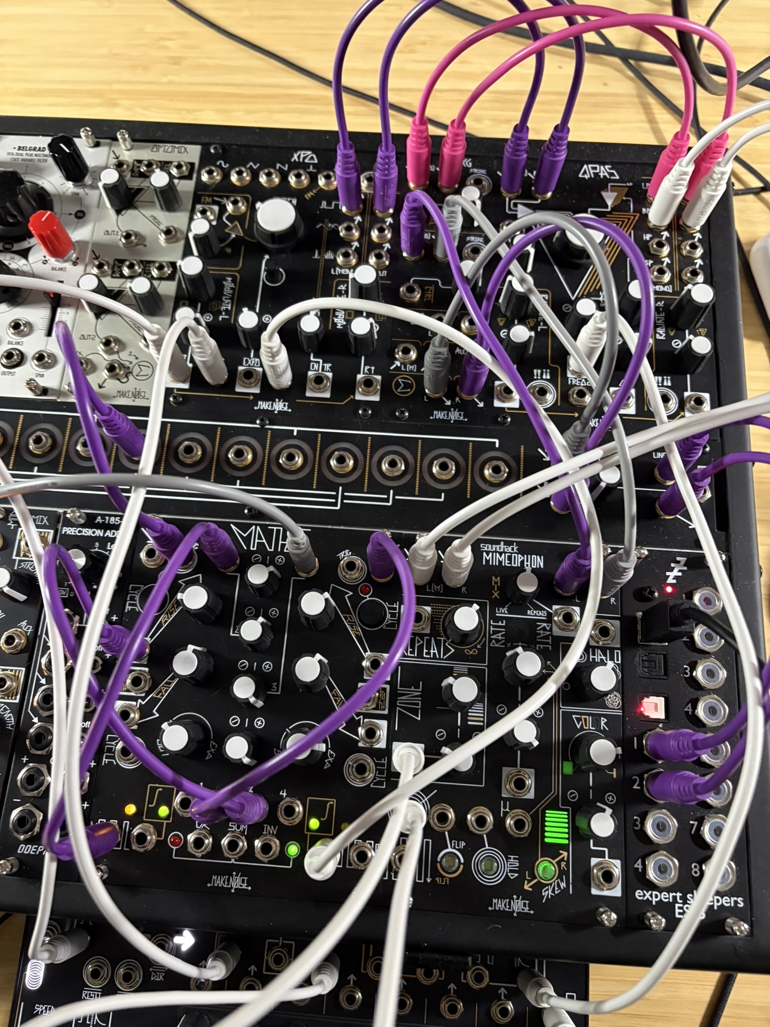 XPO, QPAS, Maths, Mimeophon, ES-8