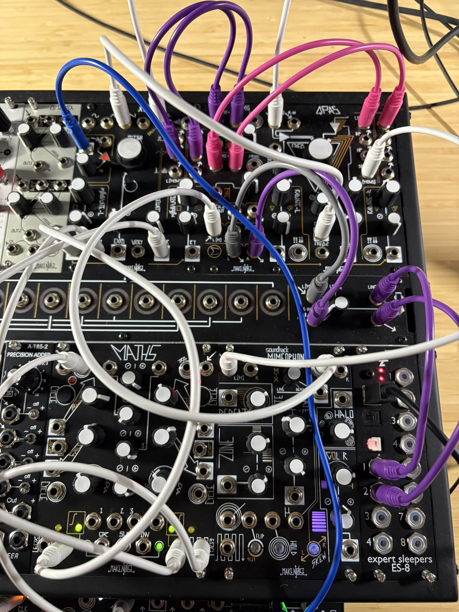 XPO, QPAS, Maths, Mimeophon, ES-8